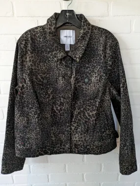 Animal Print Jacket Denim Nine West, Size Xxl