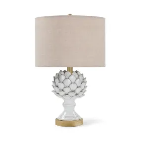 ARTICHOKE CERAMIC TABLE LAMP