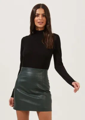 ASTR the Label Meika Faux Leather Mini Skirt