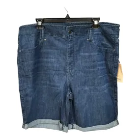 Blue Denim Shorts Not Your Daughters Jeans, Size 18