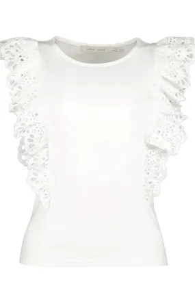 Bruna Eyelet Tee