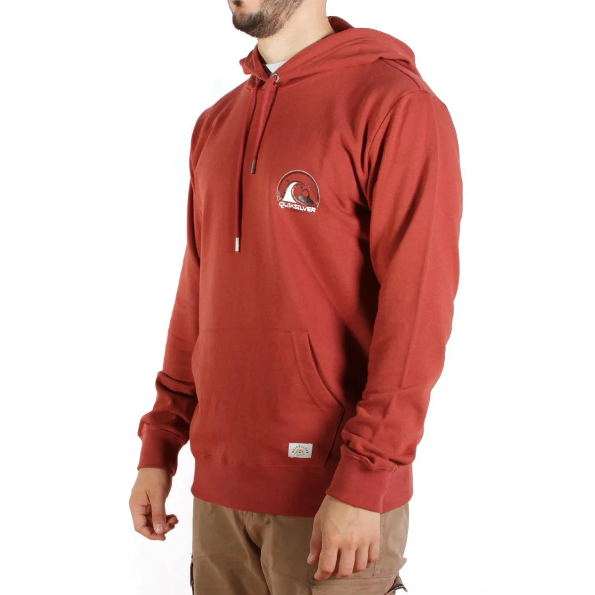 Buzo Quiksilver Clean Circle Ladrillo