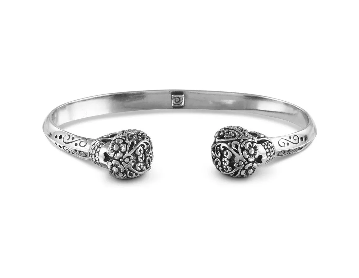 Day of the Dead Cuff - Silver