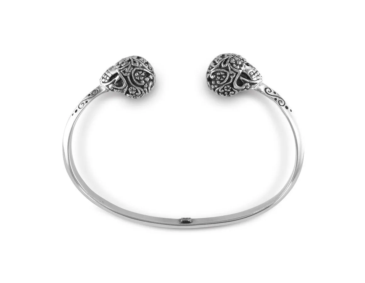 Day of the Dead Cuff - Silver