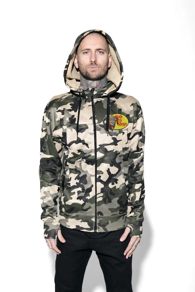 Goth Pro Shops - Camo Zip Up