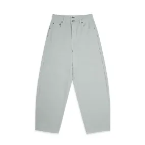 High Waisted Barrel Jeans Flint Grey