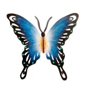 Novica Butterfly Harmony Steel Wall Art