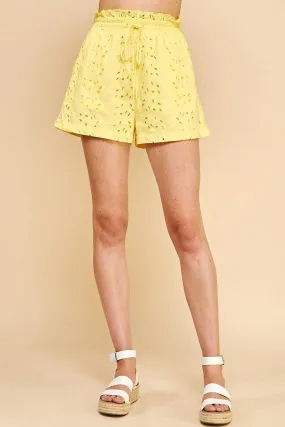 Piper Eyelet Embroidery Shorts