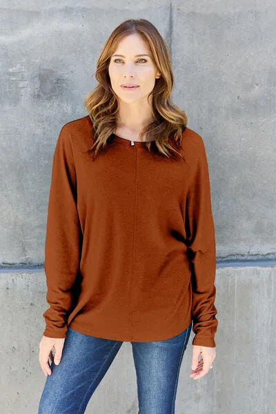 Round Neck Long Sleeve T-Shirt