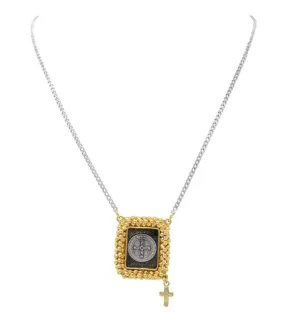 Saint Benedict Scapulary Necklace