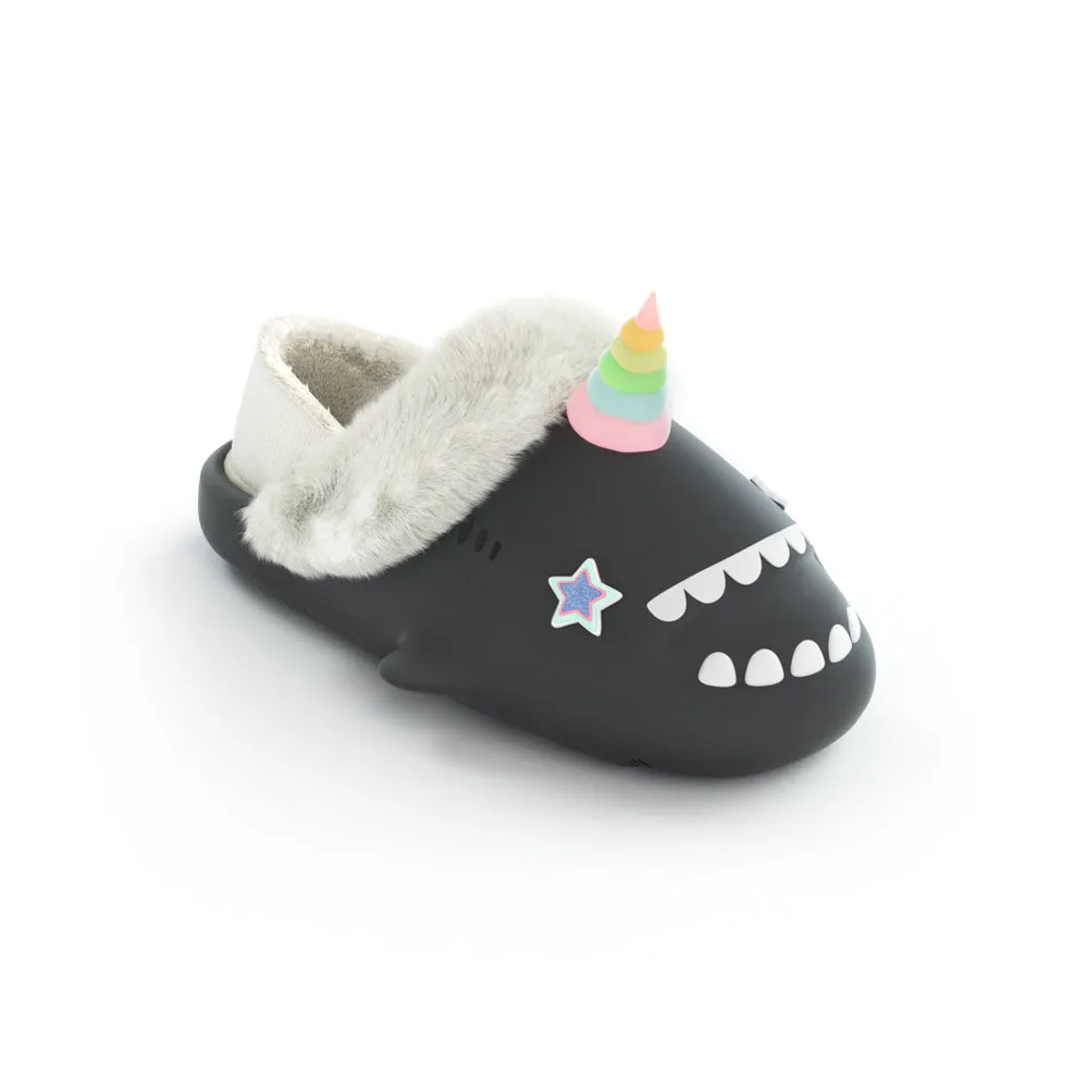 Sharkicks Pro - Winter Unicorn Blue Star Eyes Heel-covered