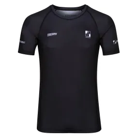 Tatami X Checkmat Team Short Sleeve Rash Guard - Black