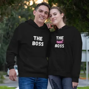 The Boss And Real Boss Couple Hoodies