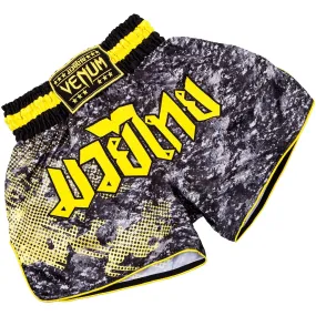 Venum Tramo Muay Thai Shorts - Black/Yellow