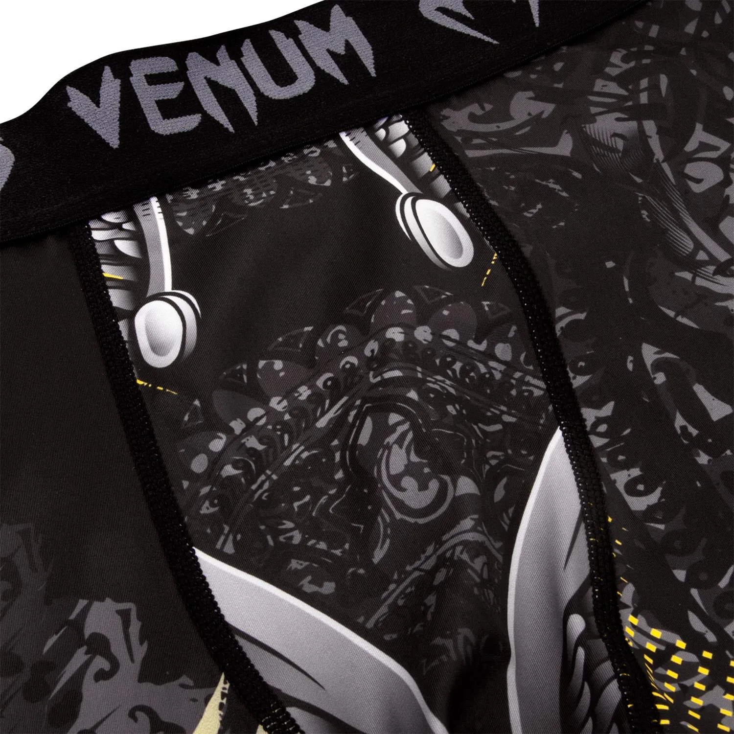 Venum Viking 2.0 Compression Tights - Black/Yellow